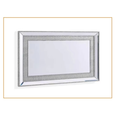 OEM ODM Modern Hotel Home Bathroom decoration Wood Frame make up Gold Mirror